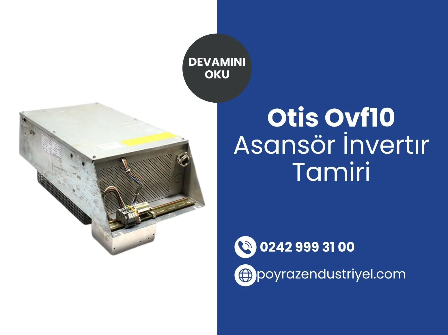 Otis Ovf10 Asansör İnvertır Tamiri